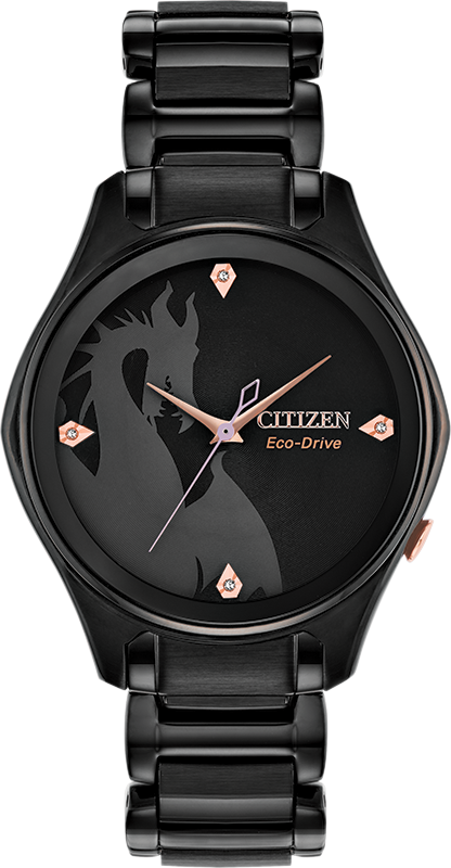 Citizen Maleficent Stainless Steel Eco-Drive Watch